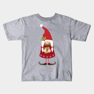 Mrs Gnome With Gift Kids T-Shirt